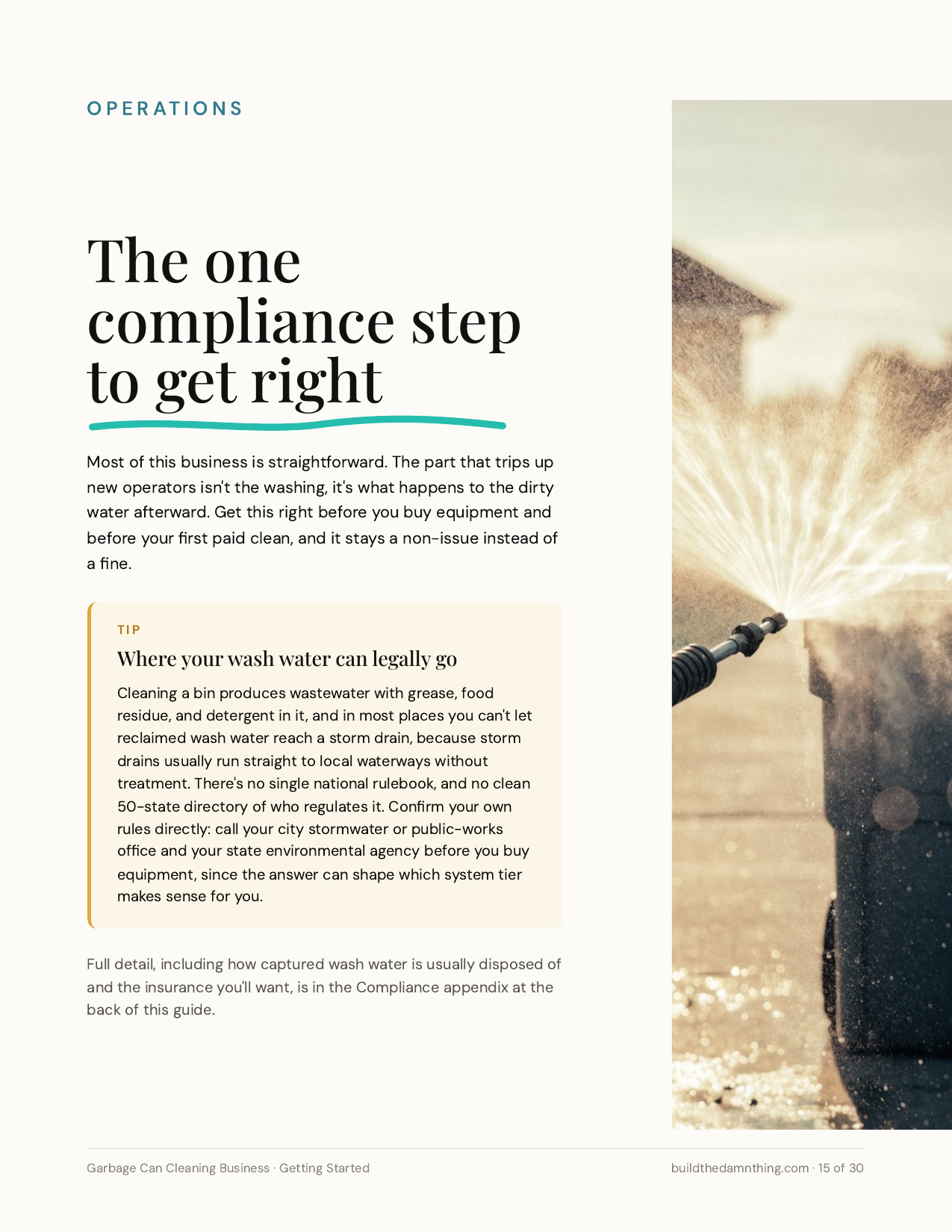 How to Start a Garbage Can Cleaning Business in 2026: Compliance checklist