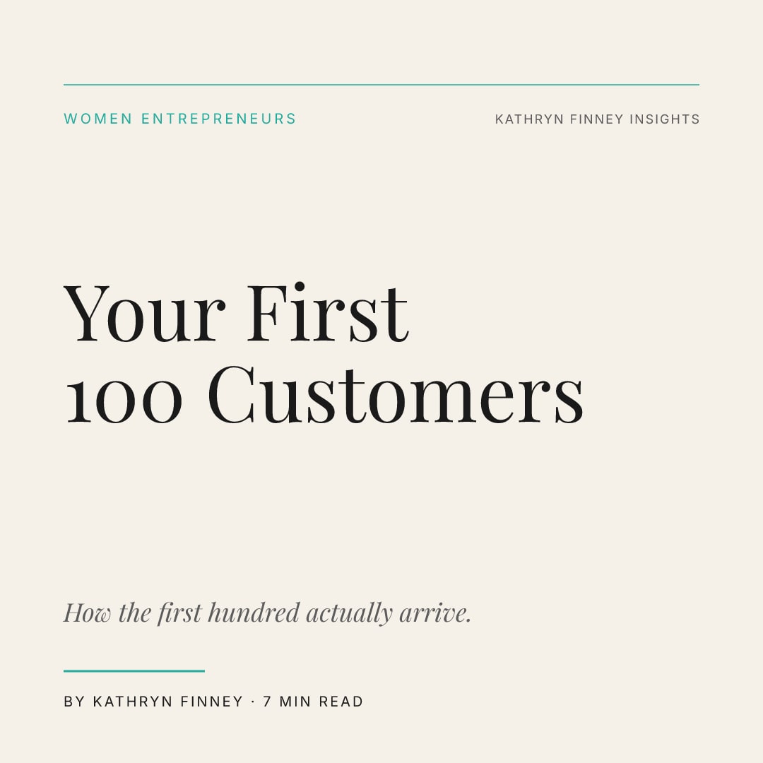How to Find Your First 100 Customers